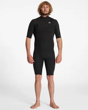 2/2mm Absolute 2022 - Traje de Surf de Primavera con Manga Corta y Cremallera en el Pecho para Hombre