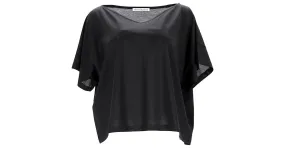 Acne Studios Camiseta Susanna M Cot de algodón negro 