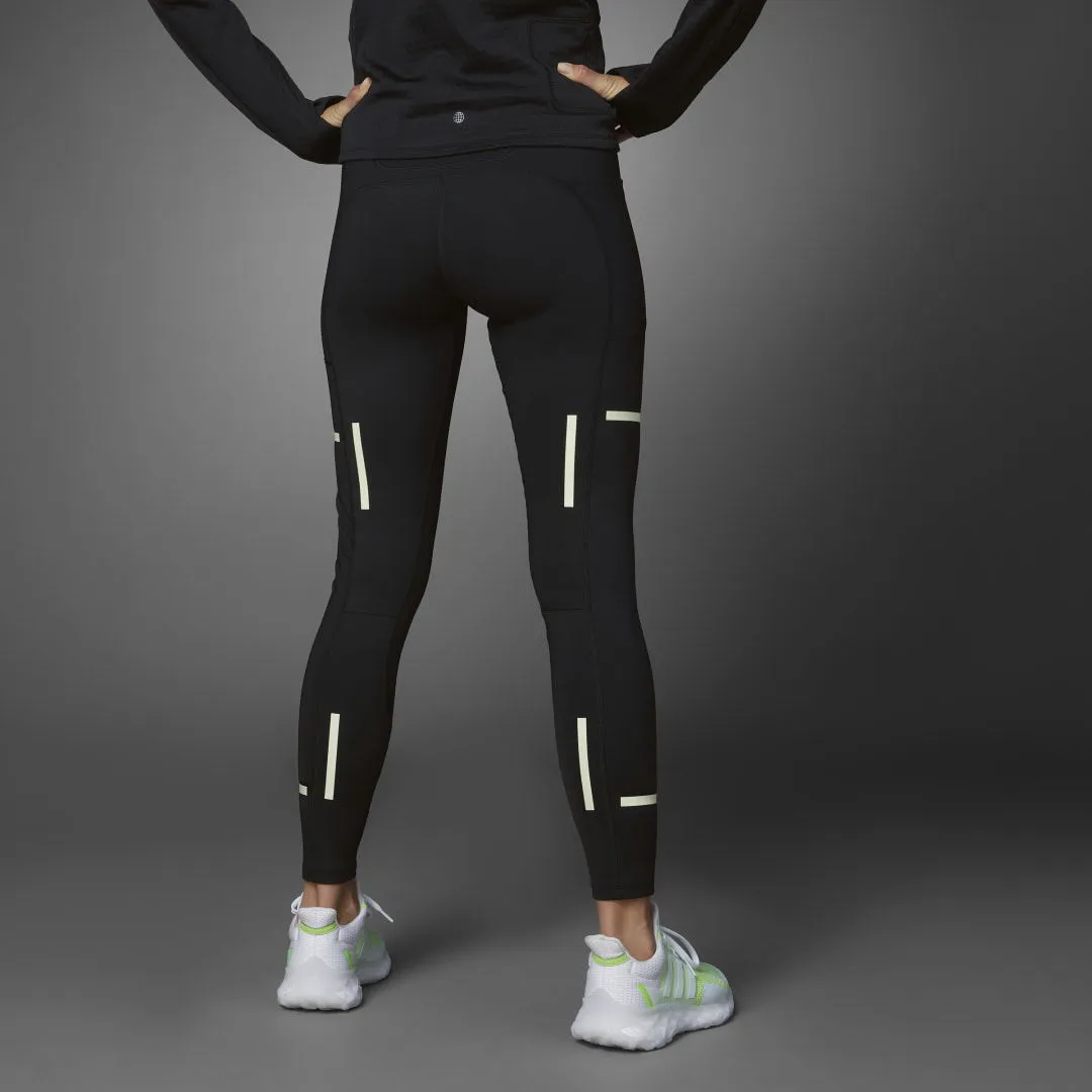 adidas Originals Fast Impact Reflect At Night X-City Full-Length Running Leggings