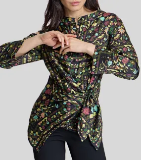 Alba Conde Blusa Estampado Floral Manga Larga Mujer