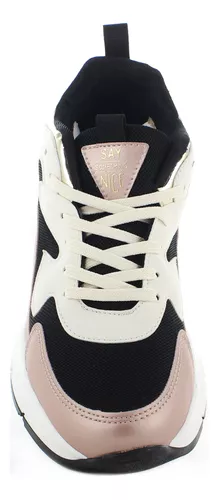 Baby Cats Tenis Urbano Beige Mujer Sneakers Casual Sport 76650.