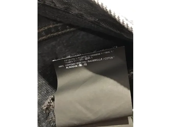 BALENCIAGA Camiseta vaquera.fr 36 Algodón Negro 