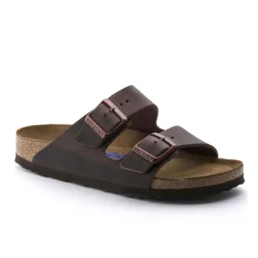 Birkenstock Arizona Plantilla suave para mujer Piel engrasada Habana