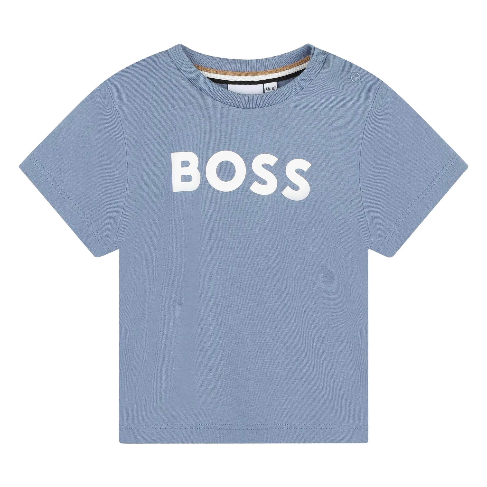 BOSS Camiseta de algodón con logo