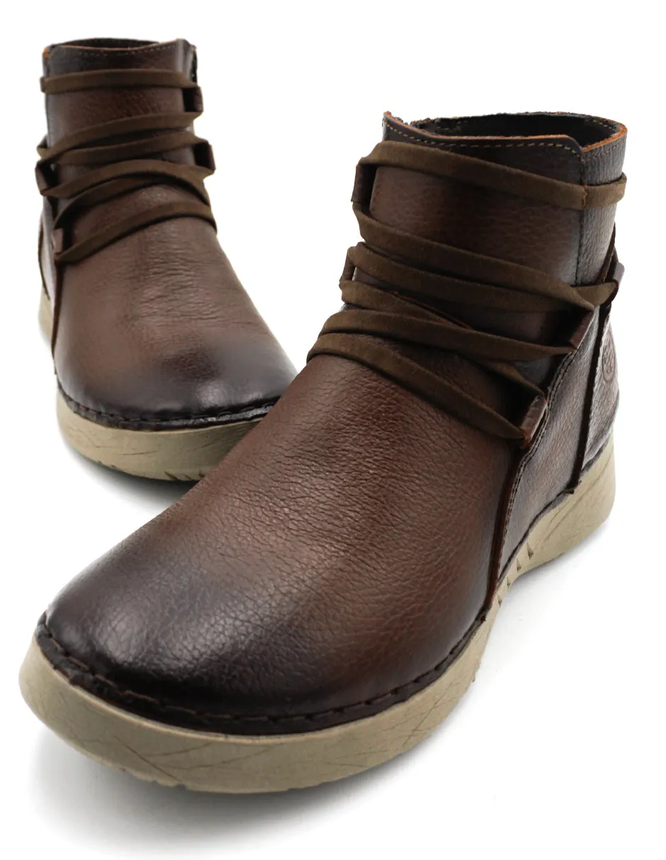 Botas casuales Nevada en Piel – Café