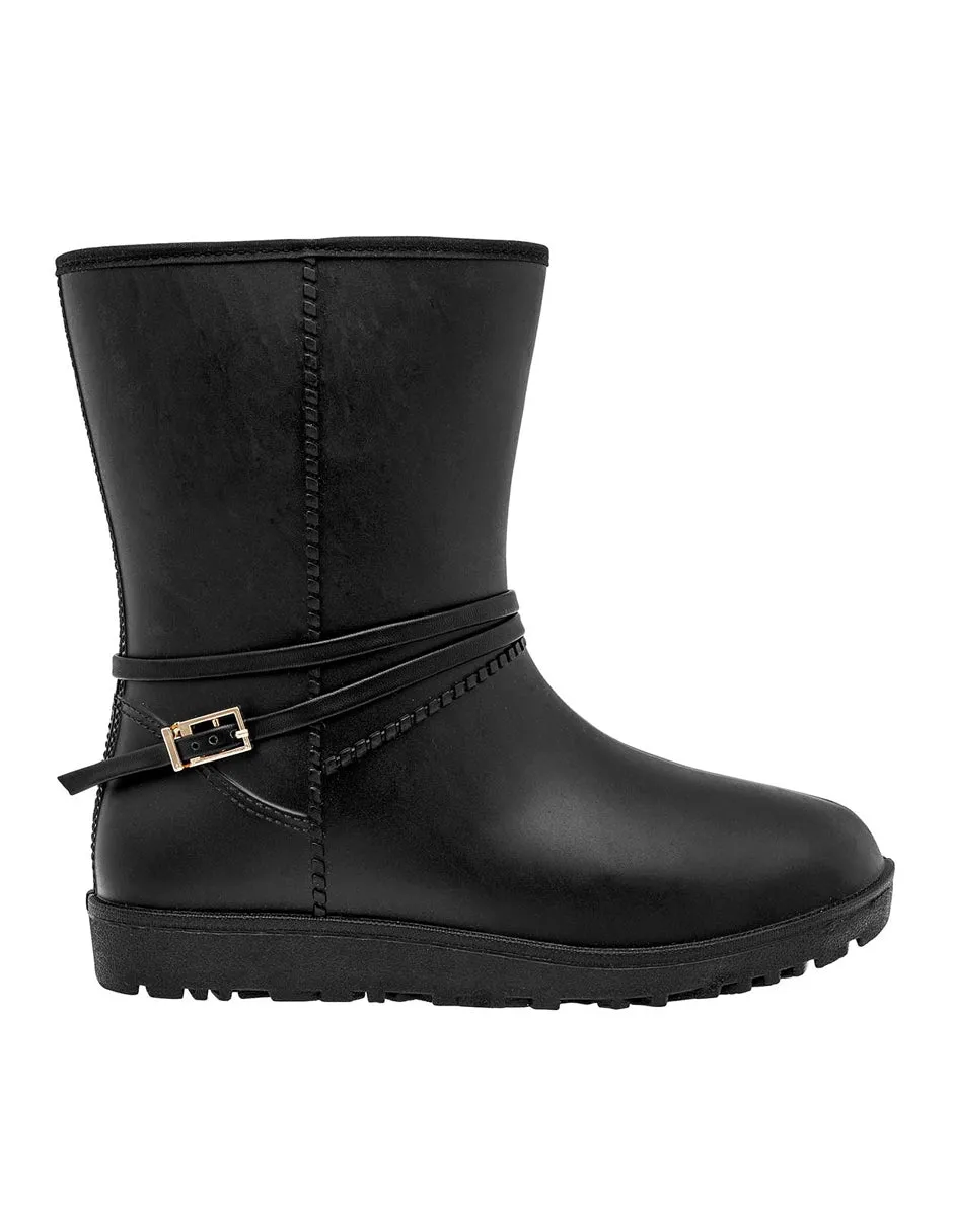 Botas de lluvia Exterior Sintético Color Negro Para Mujer  De RBBASICS