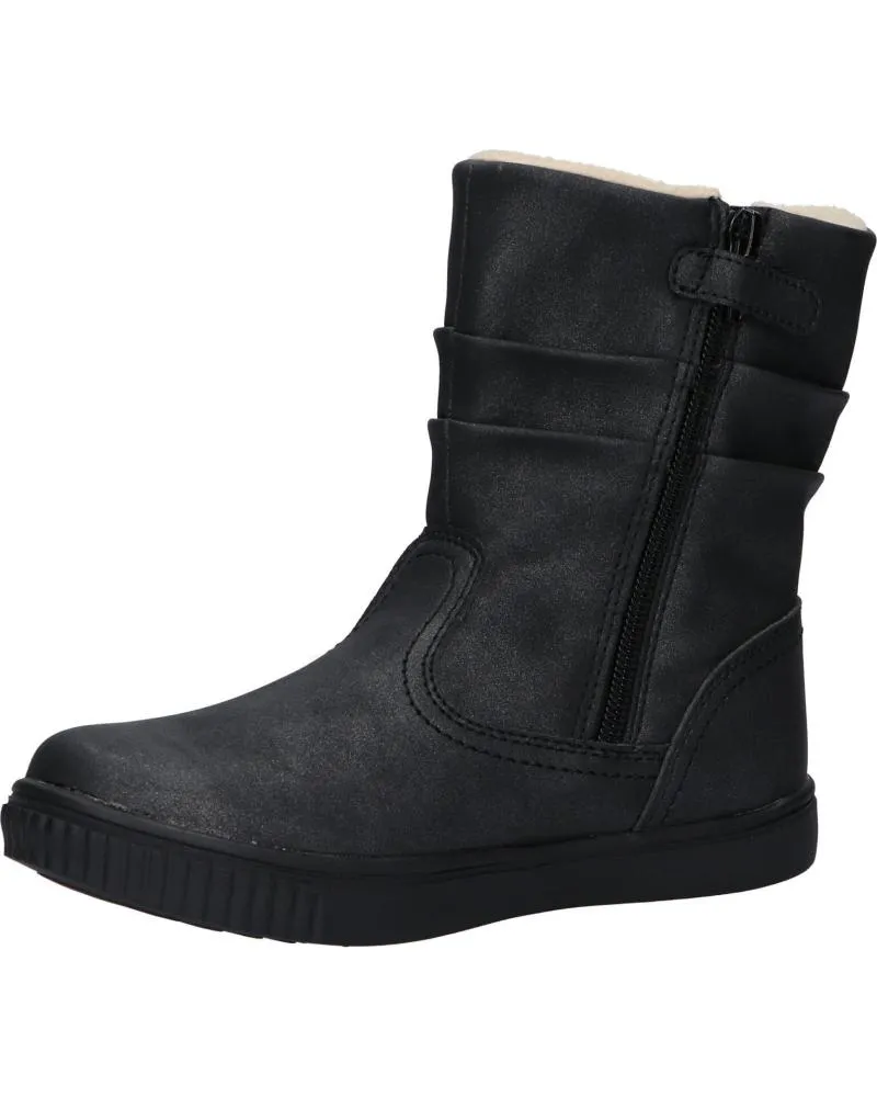 Botas de Niña KICKERS 830170-30 RUMBY 81 NOIR BRILLANT