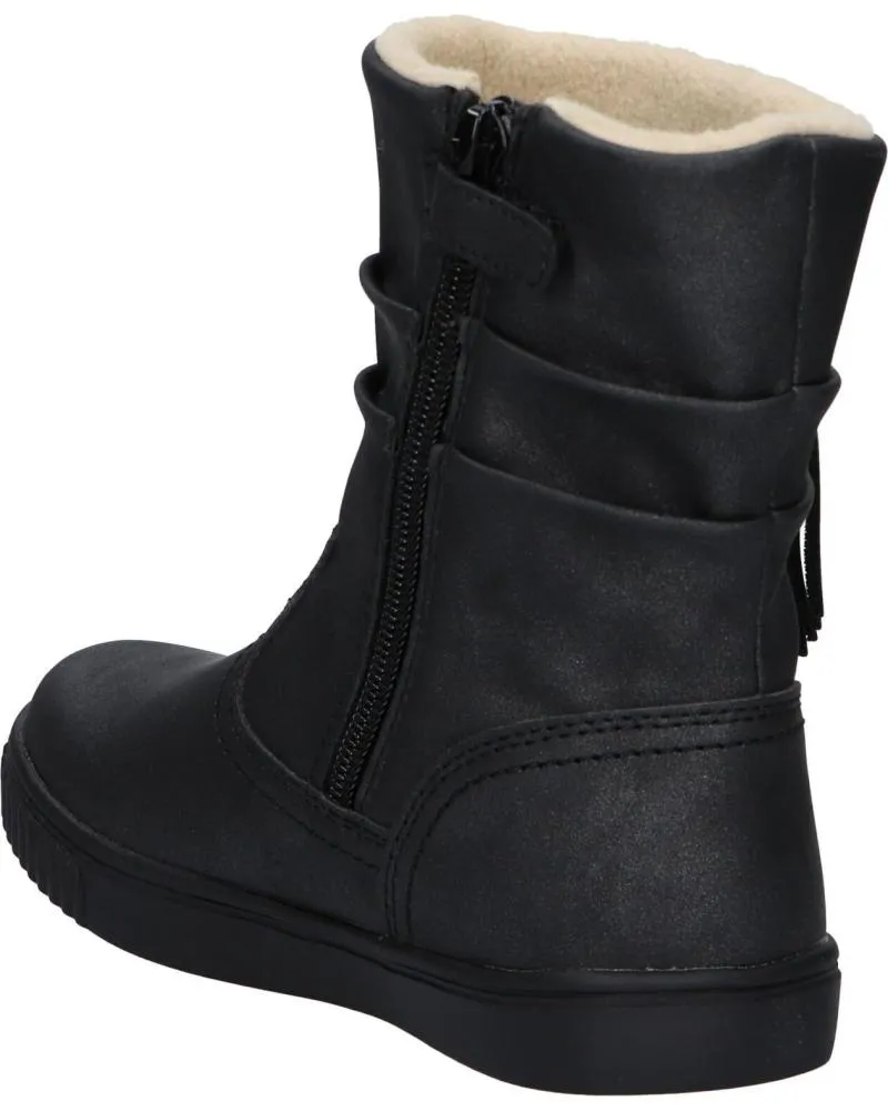 Botas de Niña KICKERS 830170-30 RUMBY 81 NOIR BRILLANT