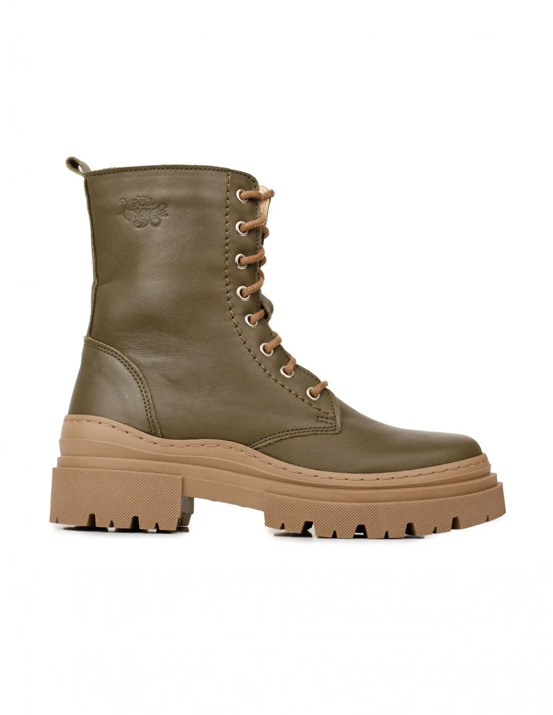 Botas Militares Plataforma Track Caramelo PERA LIMONERA