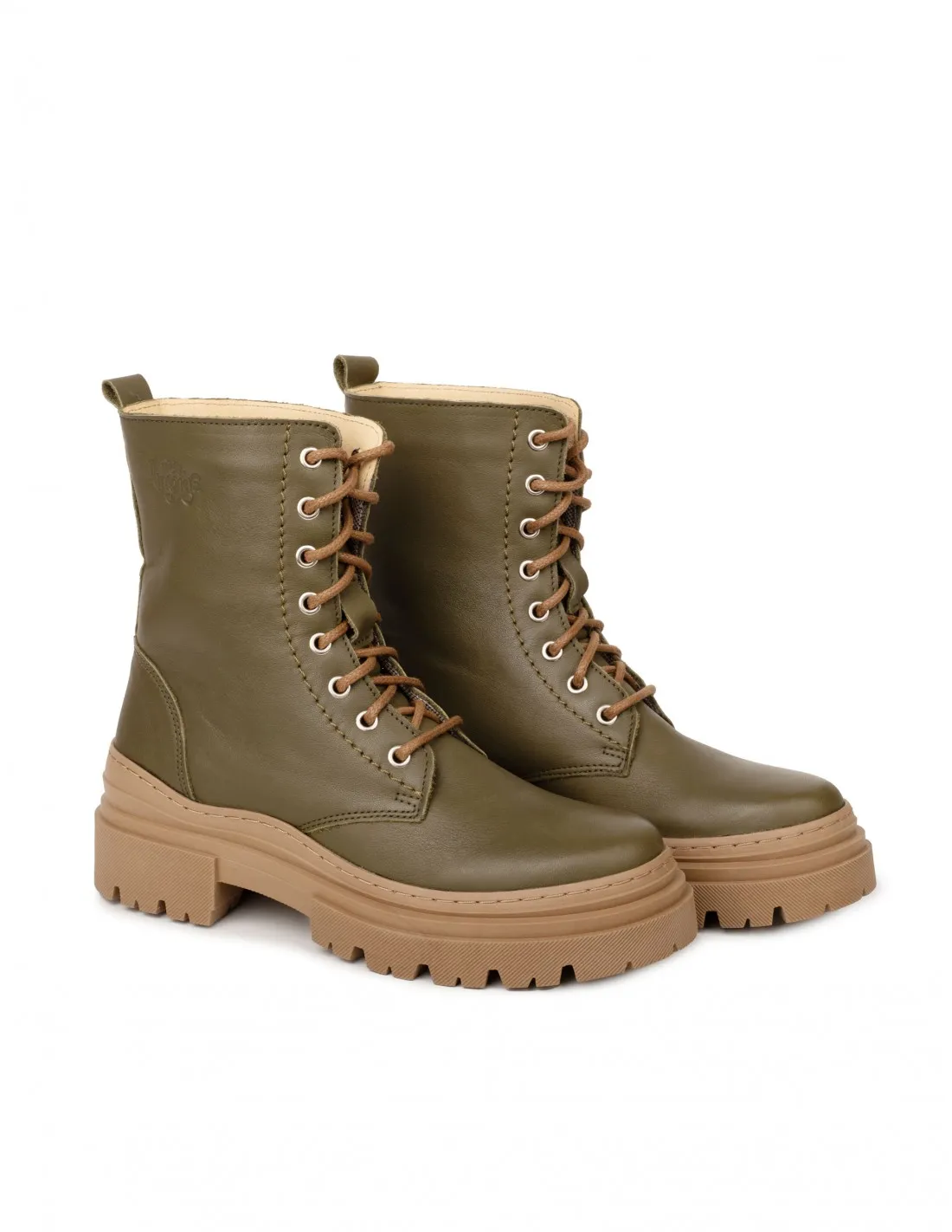 Botas Militares Plataforma Track Caramelo PERA LIMONERA