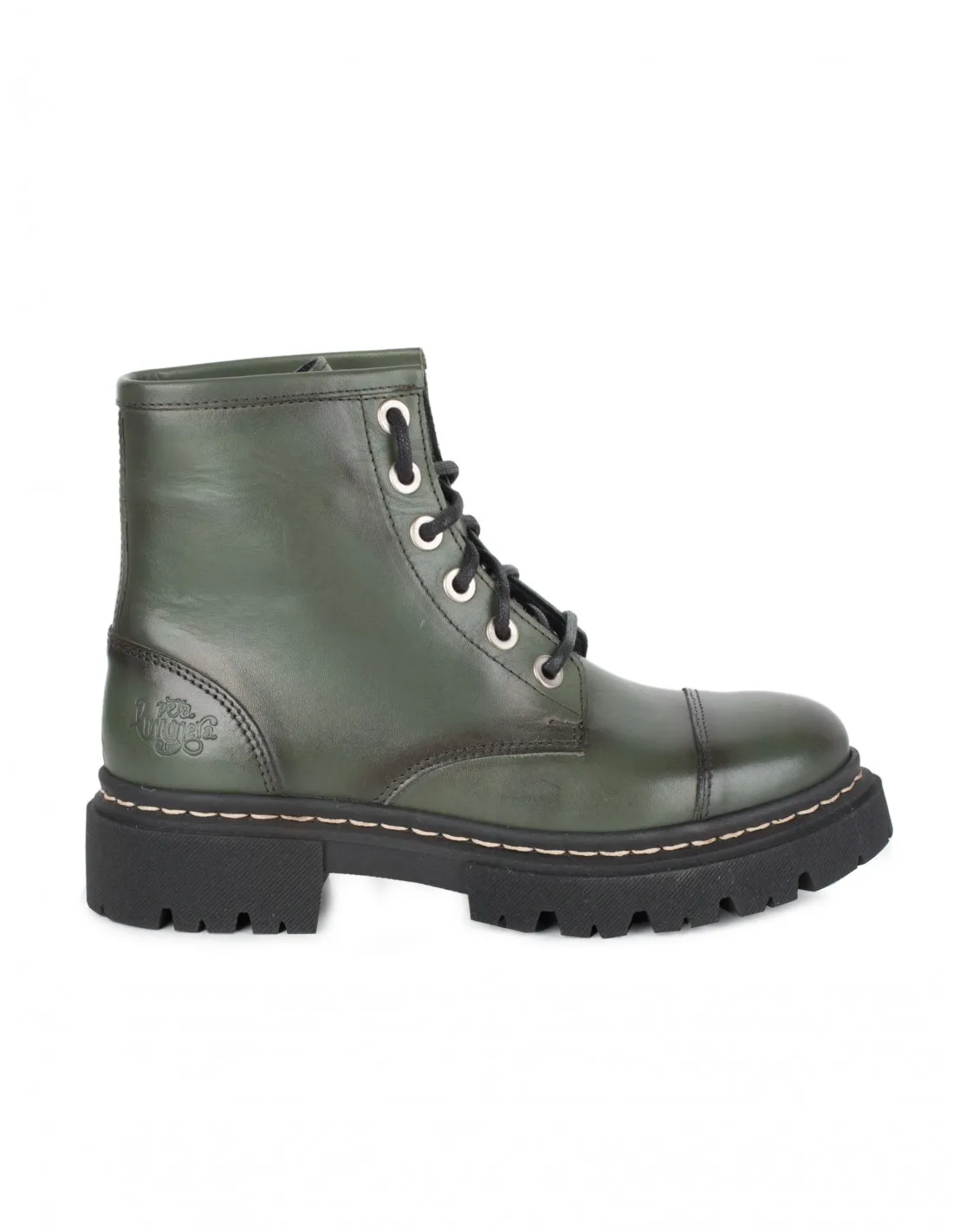 Botas Militares Suela Track Verdes