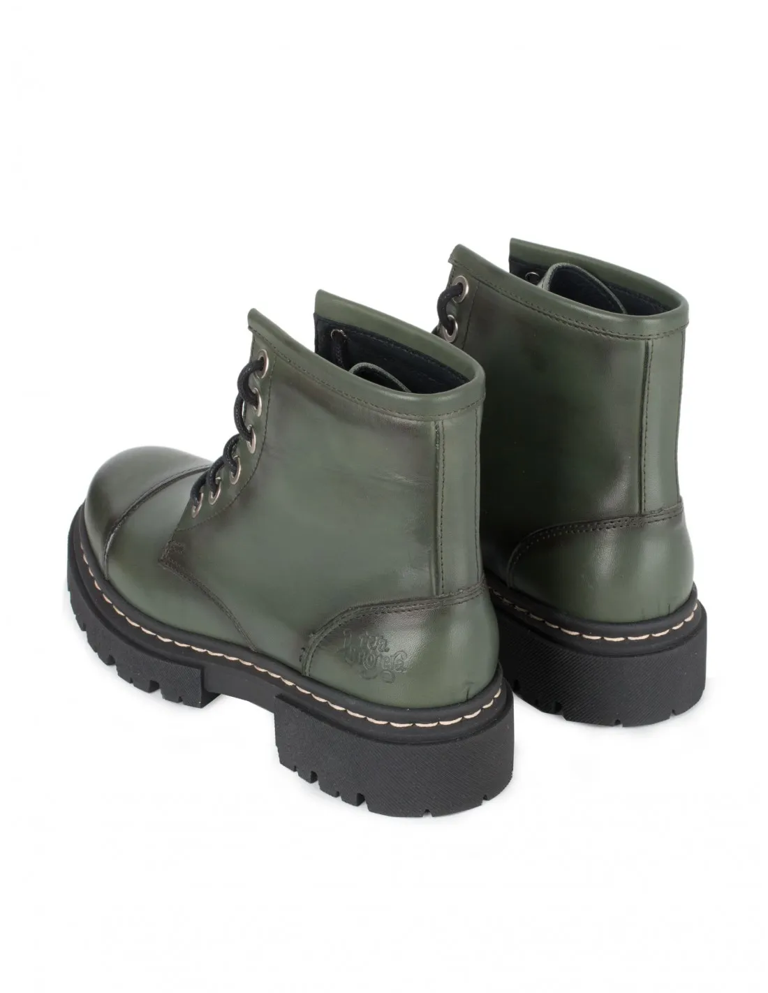 Botas Militares Suela Track Verdes