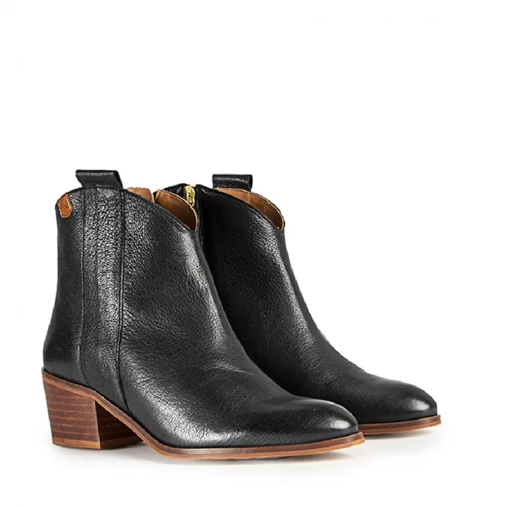 BOTIN PIPER PIEL NEGRO POPA