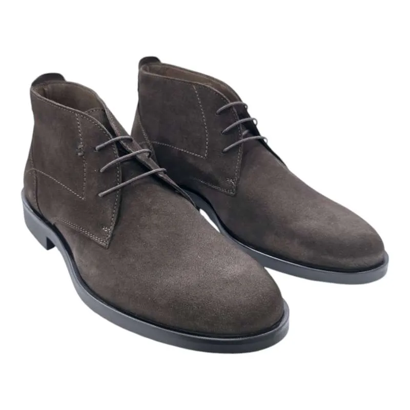 BOTINES CORDONES HOMBRE SERRAJE CLÁSICOS MARRÓN MARRÓN