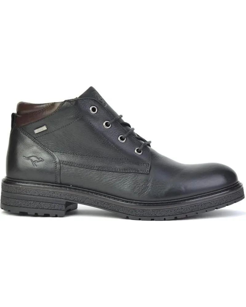 Botines de Hombre KANGAROOS BOTIN CABALLERO PIEL NEGROPIEL NEGRO