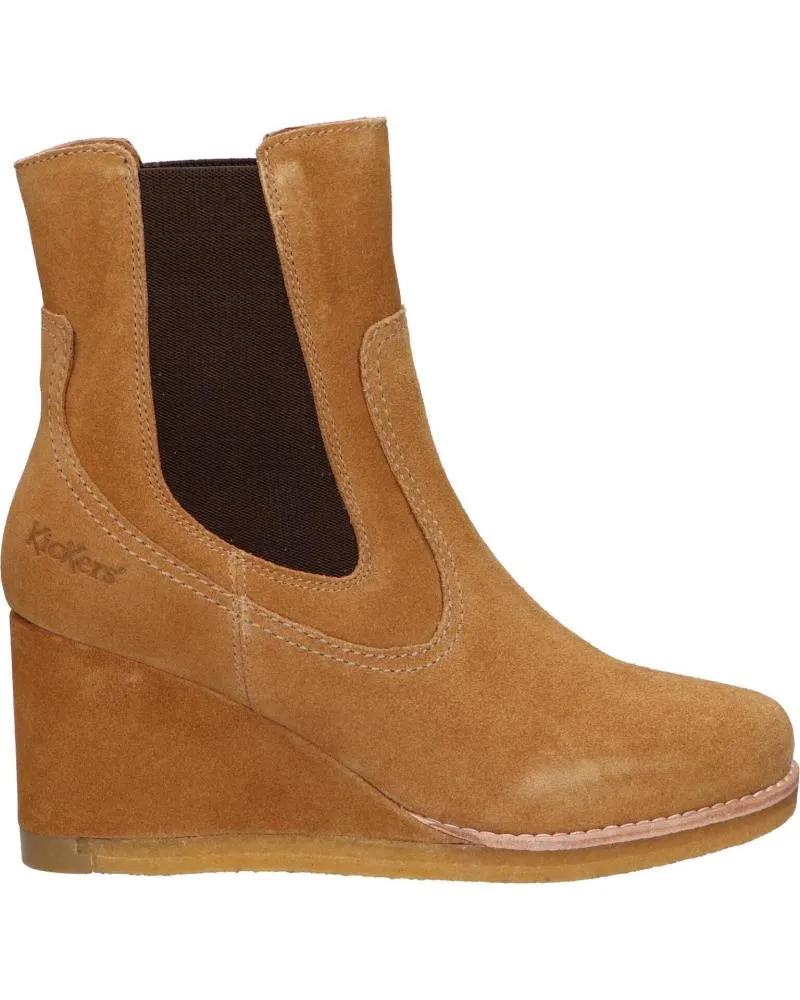 Botines de Mujer KICKERS 879211-50 KICK WELL 116 CAMEL