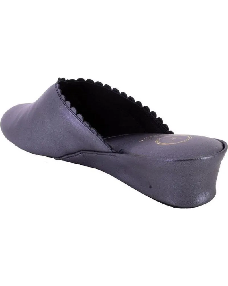 Calzado de casa KOSMA  de Mujer 6558 ZAPATILLAS DE CASA DE MUJER PIEL  AZUL MARINO