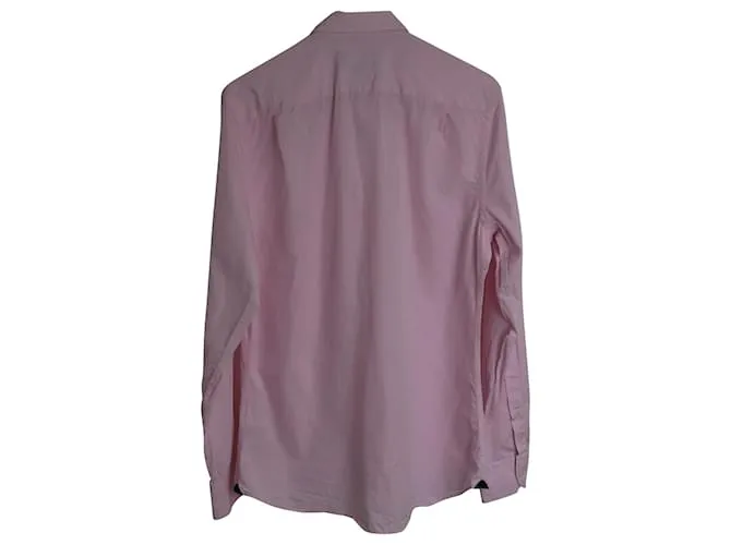 Camisa de vestir clásica Aquascutum de algodón rosa 