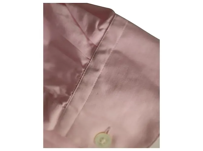 Camisa de vestir clásica Aquascutum de algodón rosa 