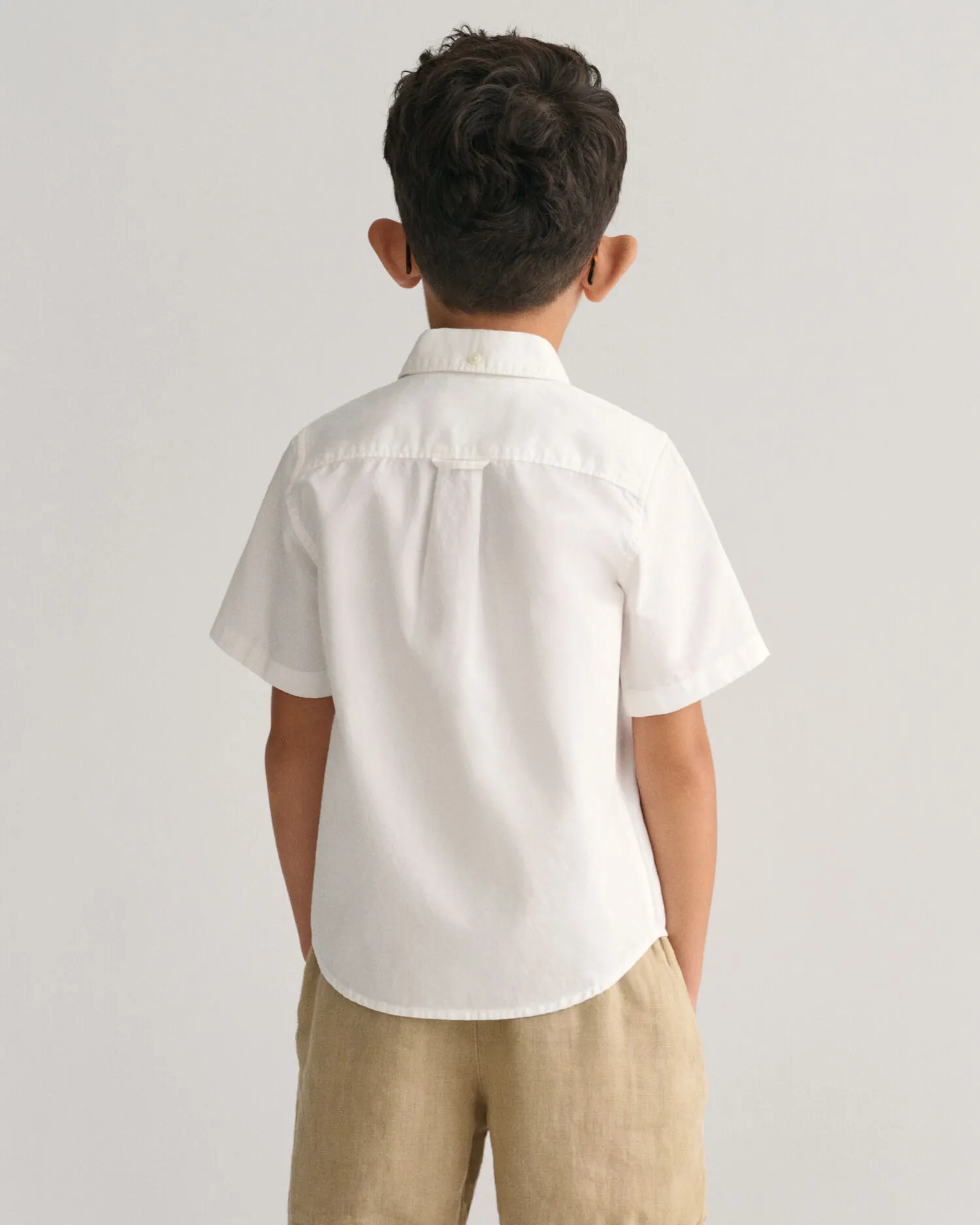 Camisa Oxford de manga corta Kids