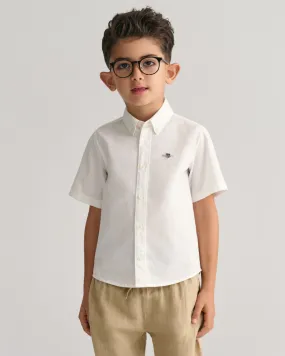 Camisa Oxford de manga corta Kids