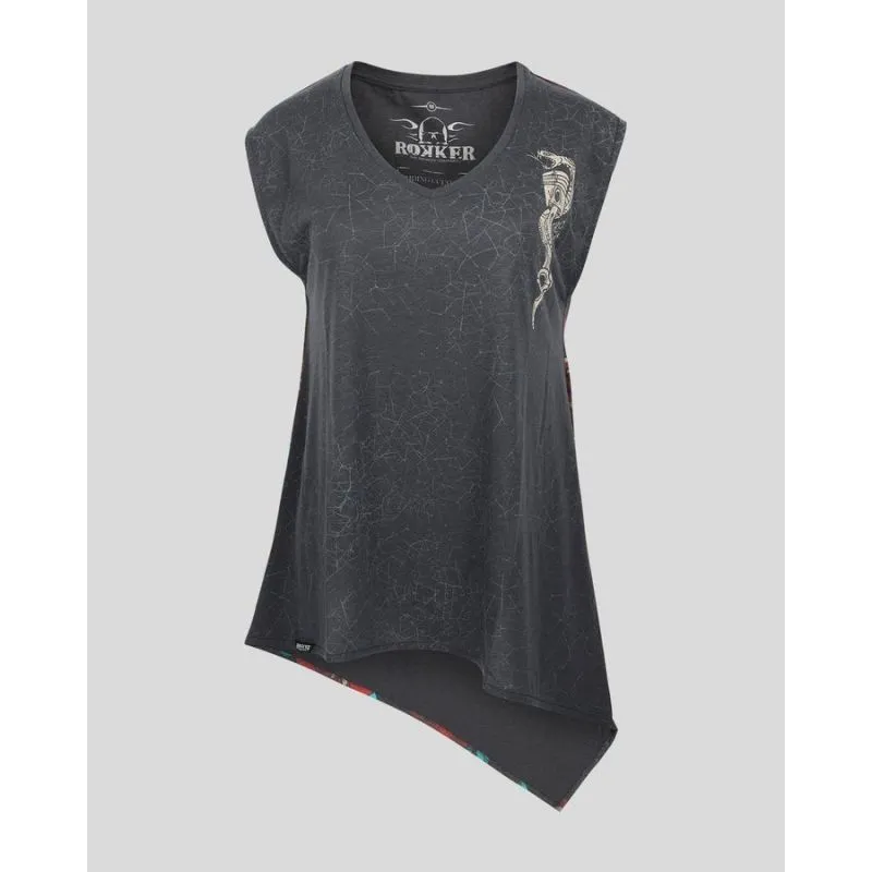 Camiseta Larga Cobra Mujer - Rokker