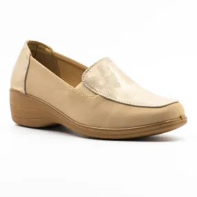 Chalada Zapatos C/Elástico Beige Mujer Casual