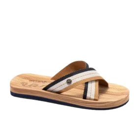 CHANCLAS DE DEDO JOMA S.GOMERA MEN 2433. White Navy brown