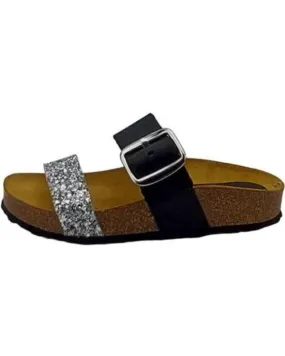 Chanclas de Mujer BUITTOS OF COLORS SANDALIA PIEL BIO BT801045 PLATA