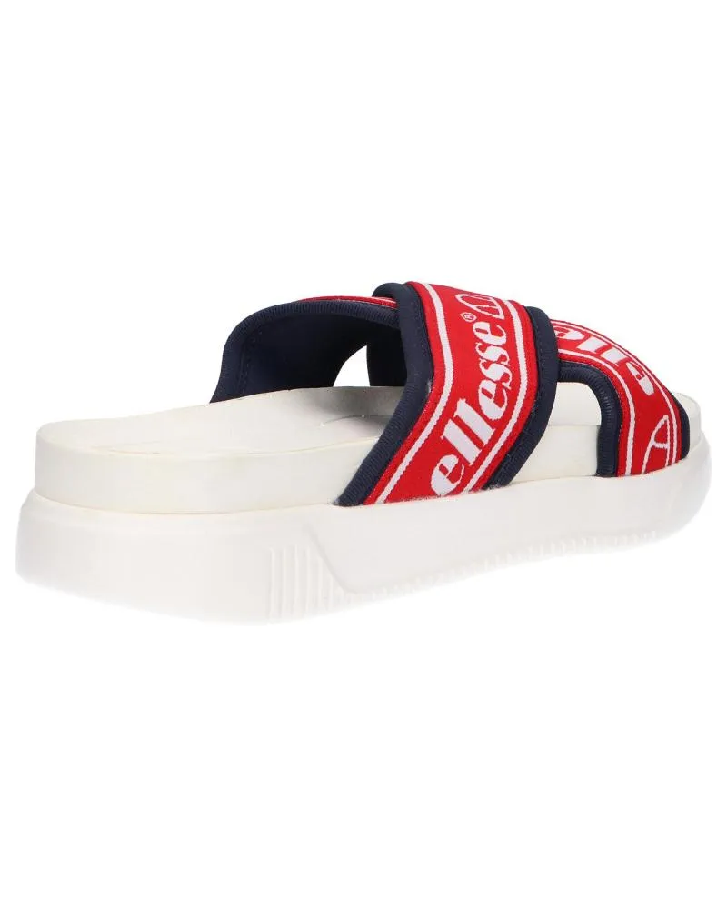 Chanclas de Mujer ELLESSE 613570 DENSO CROSS TEXT AF WHT-RED-DK BLU