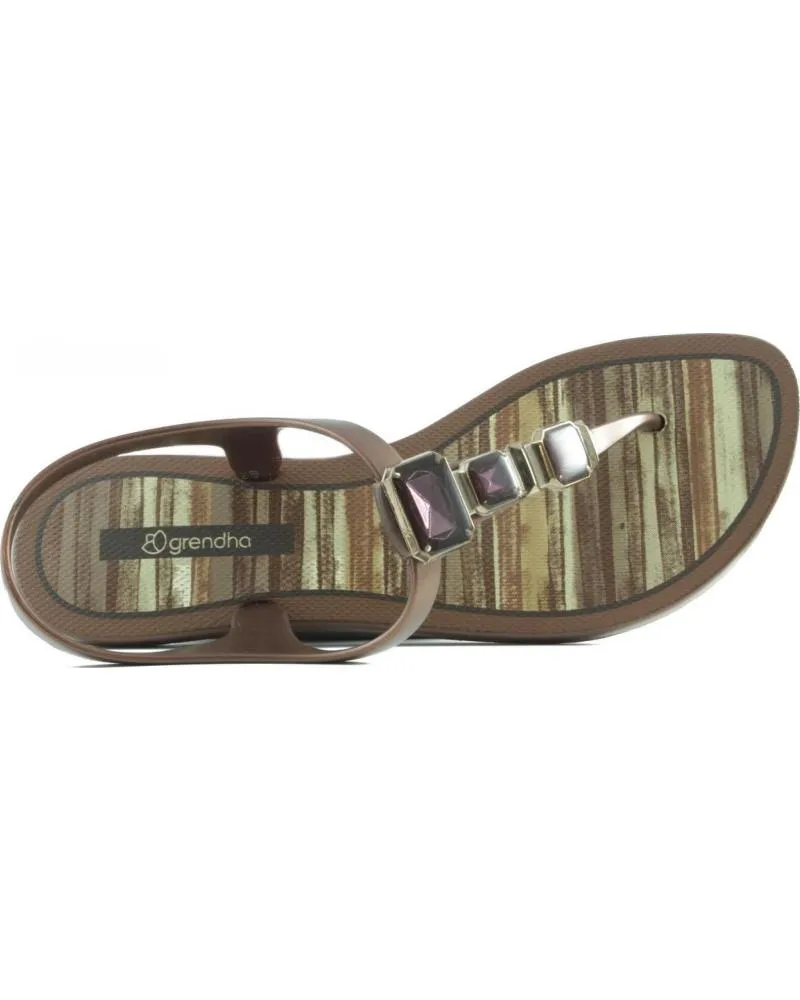 Chanclas de Mujer IPANEMA GRENDHA JEWEL SAND MUJER MARRON