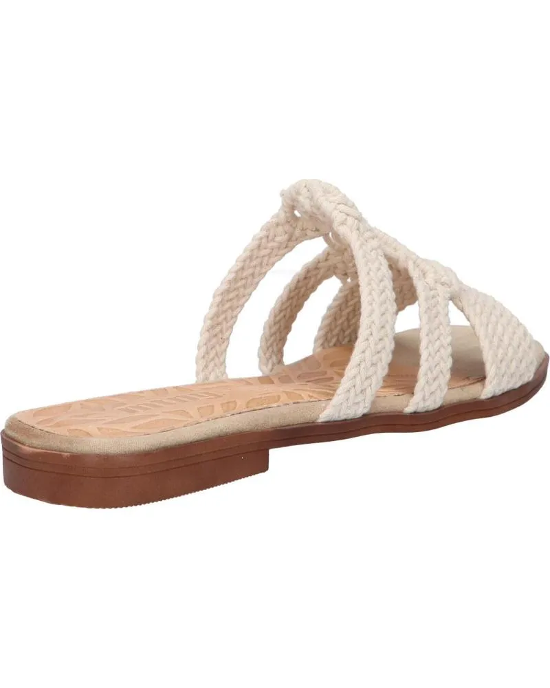 Chanclas de Mujer MTNG 51942 C54643 - MACRAME CRUDO