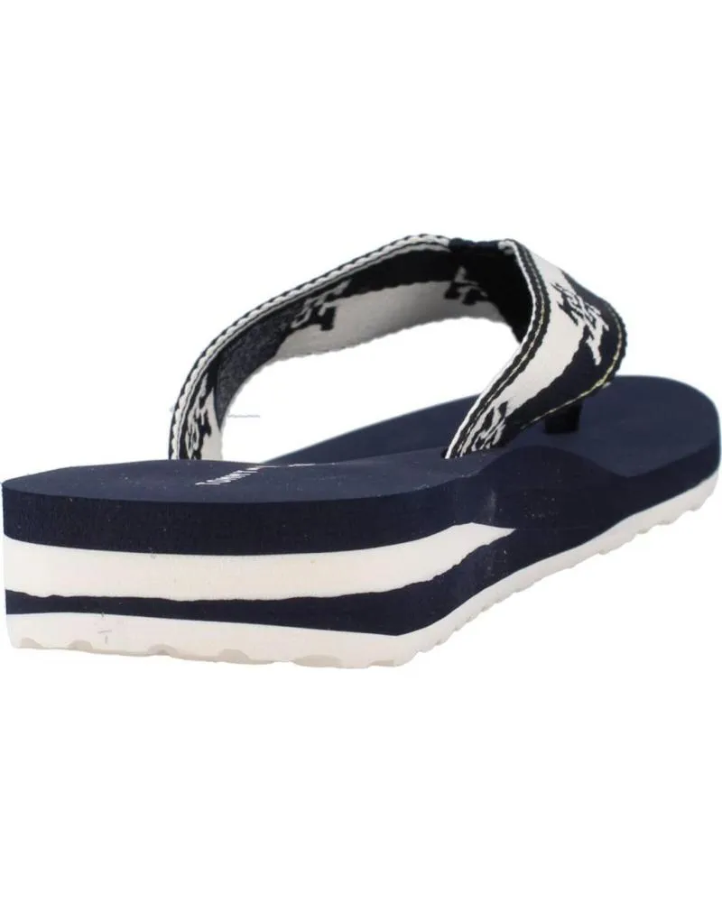 Chanclas de Mujer TOMMY HILFIGER CHANCLAS TH COLORBLOCK WEBBING SANDAL MARINO