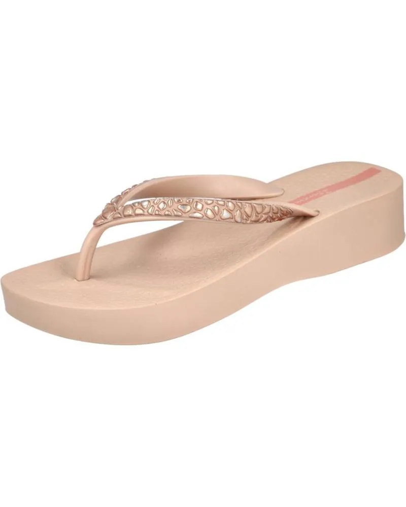 Chanclas IPANEMA  de Mujer IP 83471 MESH IX PLAT MUJER  BEIGE-ROSA