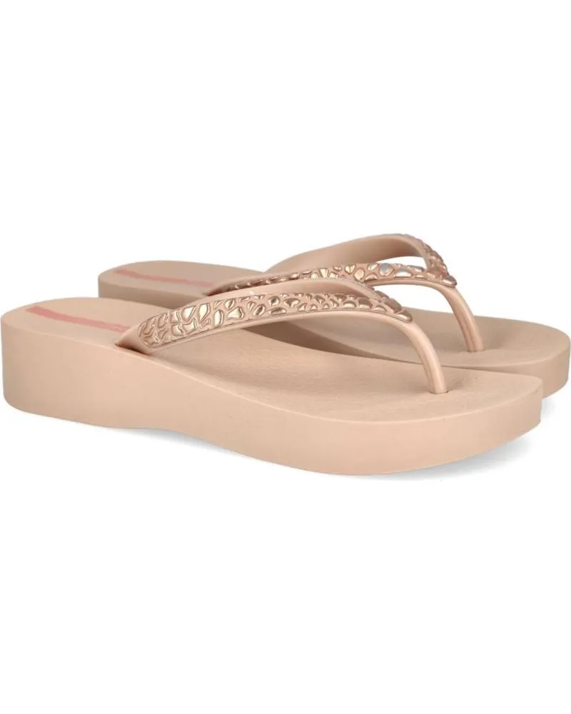 Chanclas IPANEMA  de Mujer IP 83471 MESH IX PLAT MUJER  BEIGE-ROSA