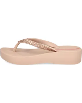 Chanclas IPANEMA  de Mujer IP 83471 MESH IX PLAT MUJER  BEIGE-ROSA