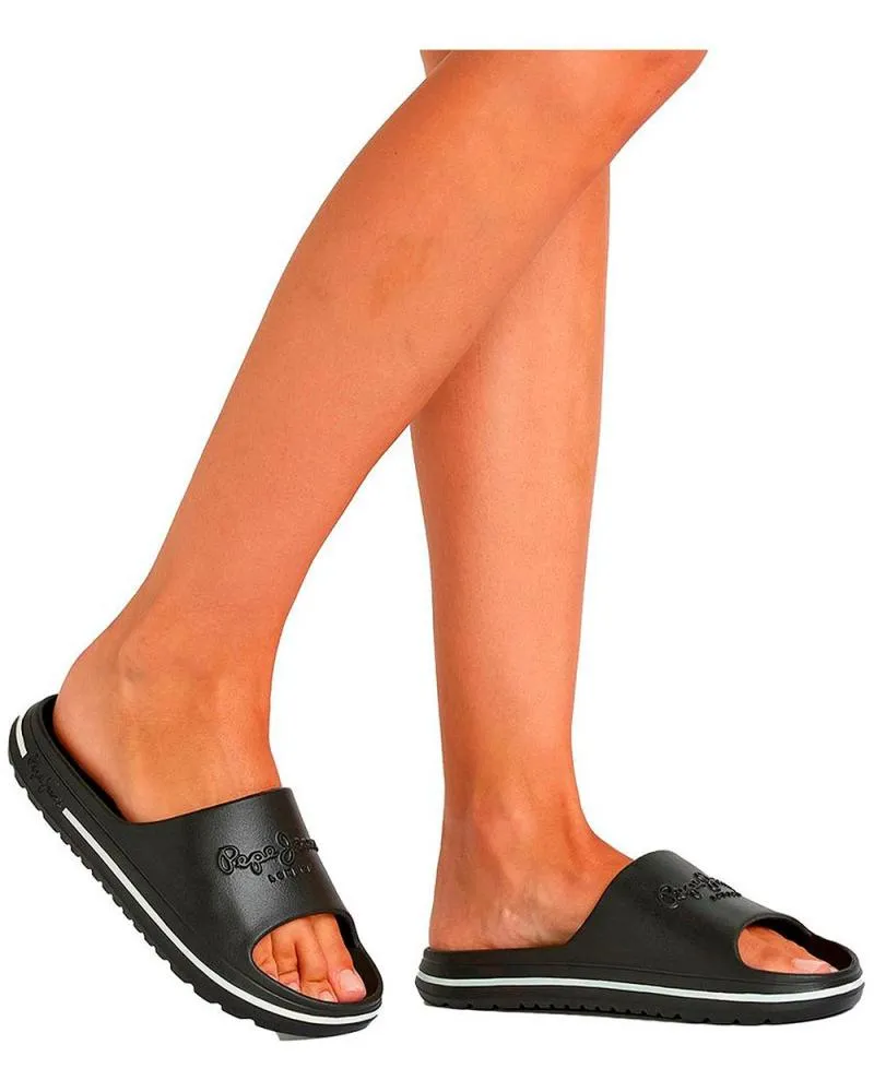 Chanclas PEPE JEANS  de Mujer CHANCLAS BEACH SLIDE PLS70131  BLACK