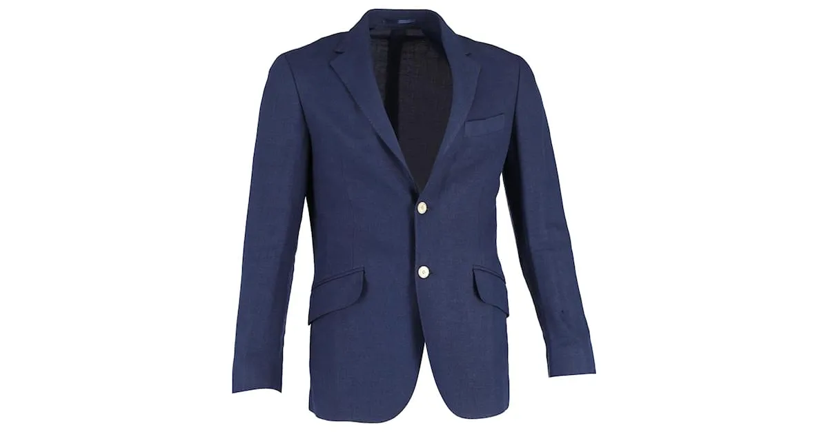 Chaqueta Loro Piana de Lana Azul Azul marino 