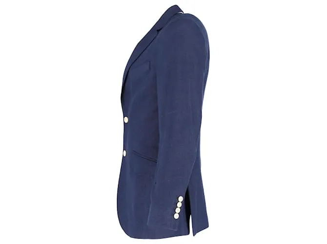 Chaqueta Loro Piana de Lana Azul Azul marino 