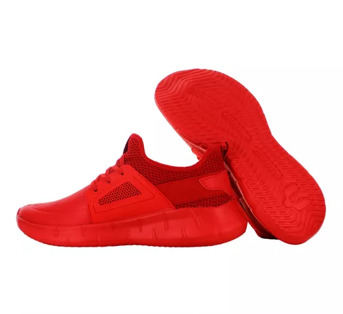 Charly Tenis Socks Correr Fitness Fresco Rojo Hombre 84586