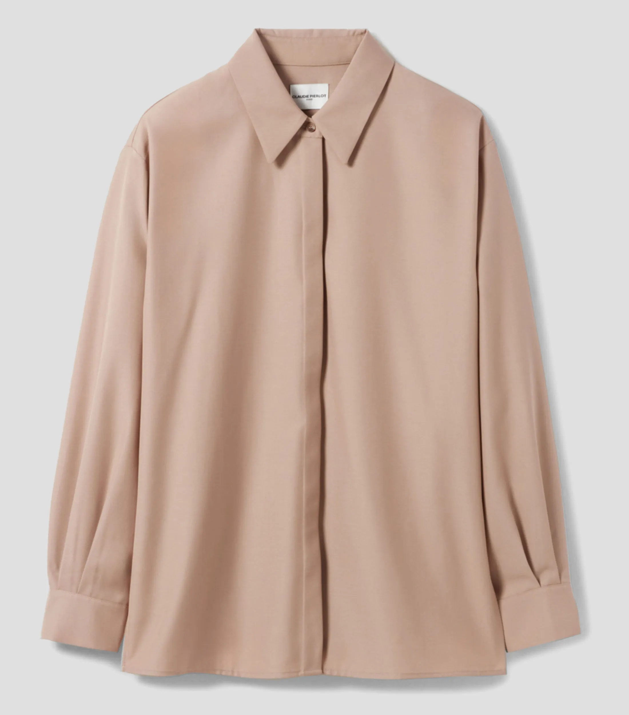 Claudie Pierlot Camisa lisa manga larga Mujer