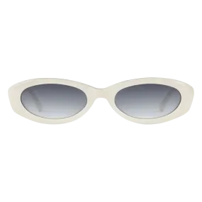 CLAUDIE PIERLOT Gafas de sol ovaladas en blanco