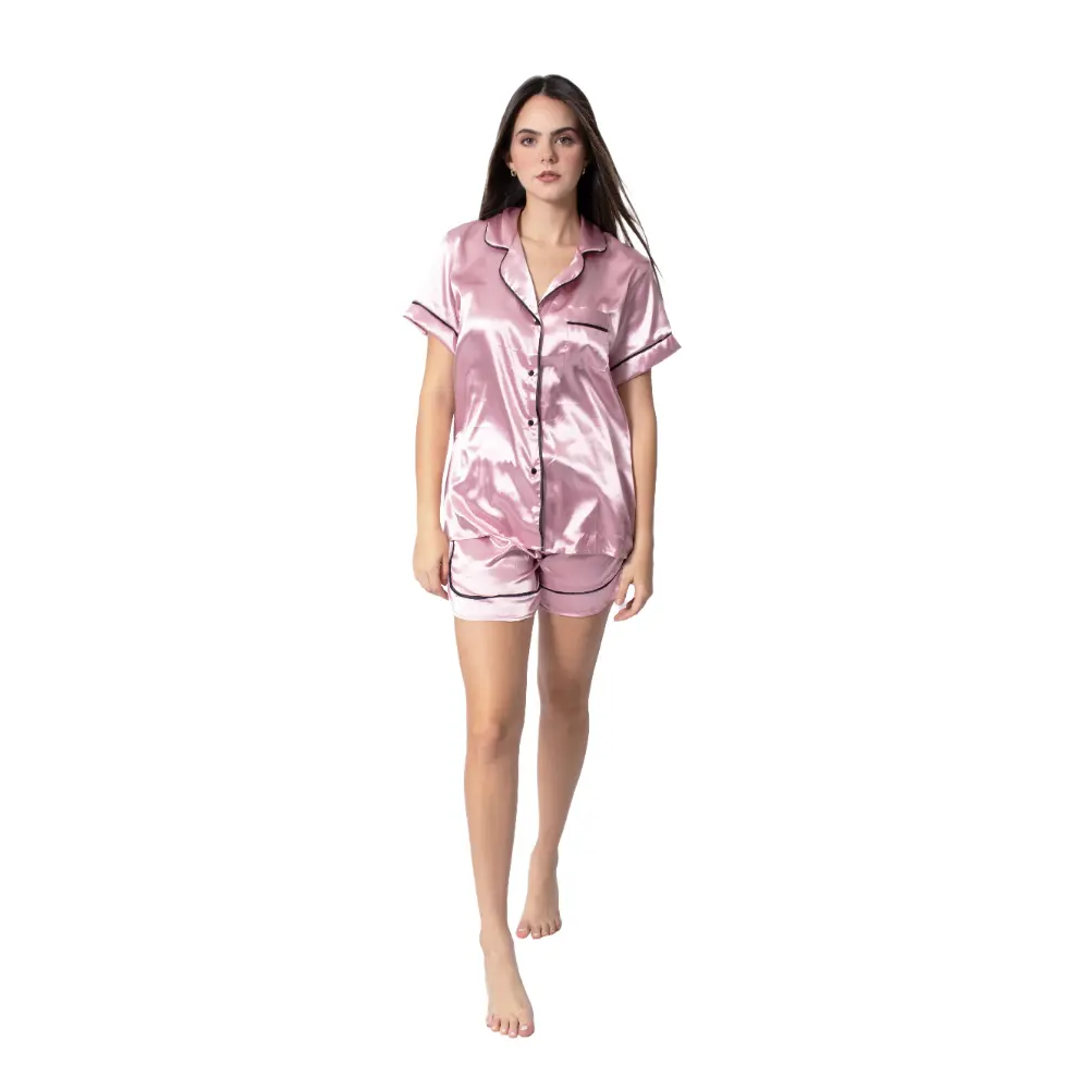 Conjunto de dormir camisa manga corta y short