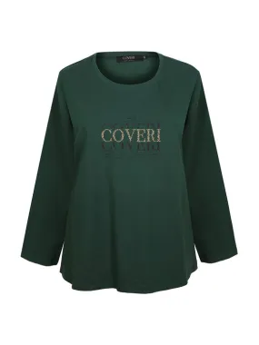 Coveri Moving Camiseta de mujer de manga larga talla grande.