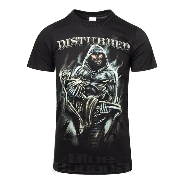 Disturbed Camiseta Oficial de Manga Corta Lost Souls - Negro