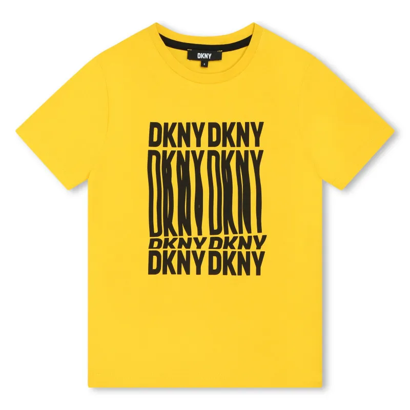 DKNY Camiseta de algodón estampada