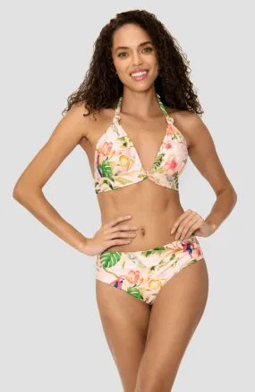 Estampado Botánico Panty Alta Aurora, Conjunto Bikini