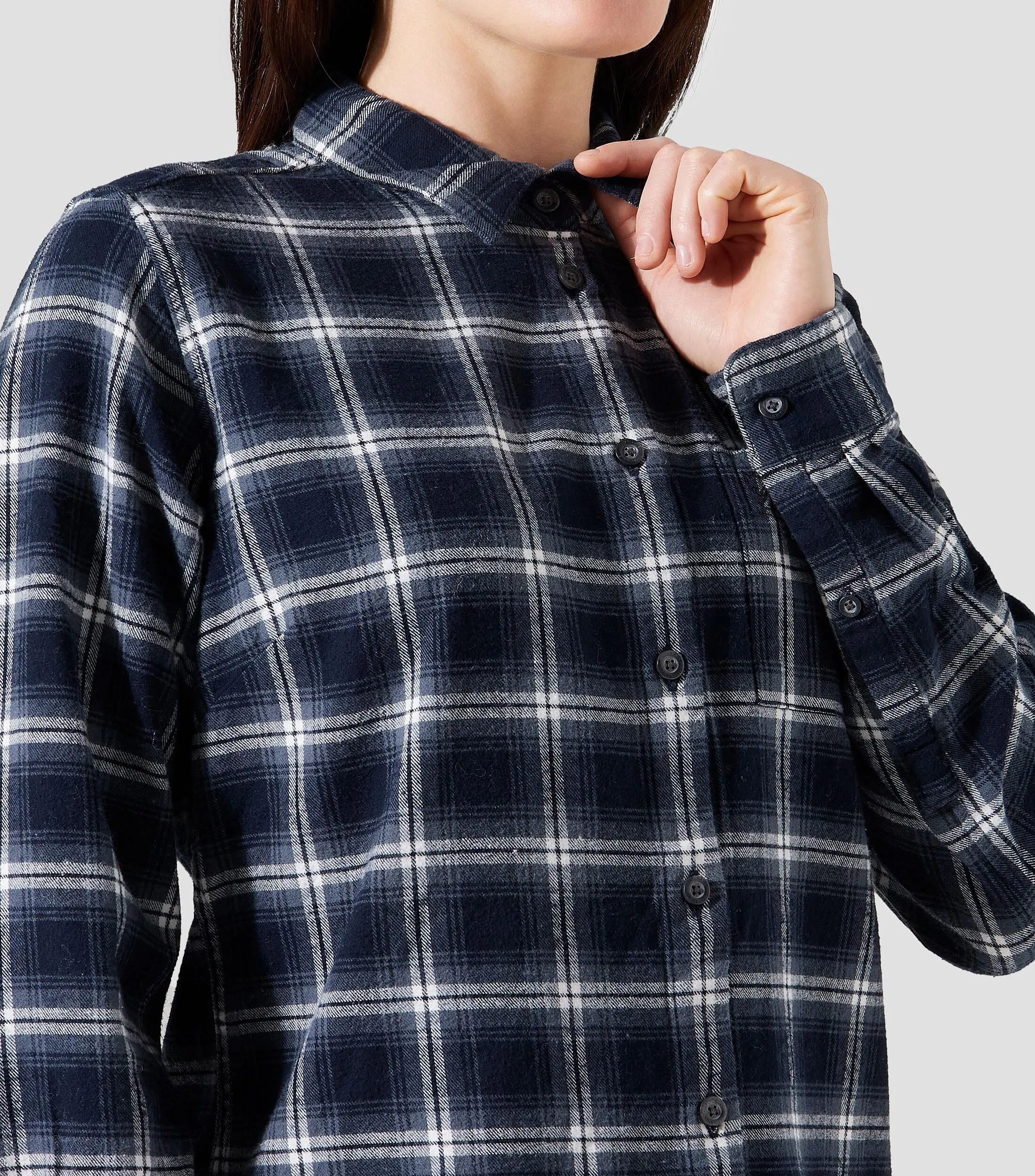 Fjällräven Camisa a Cuadros Manga Larga Mujer