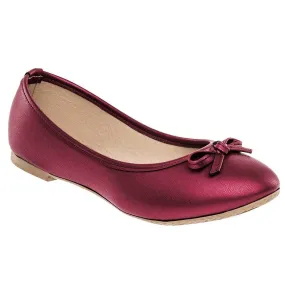 Flats clasicas Exterior Piel sintética Color Vino de Sexy Girl