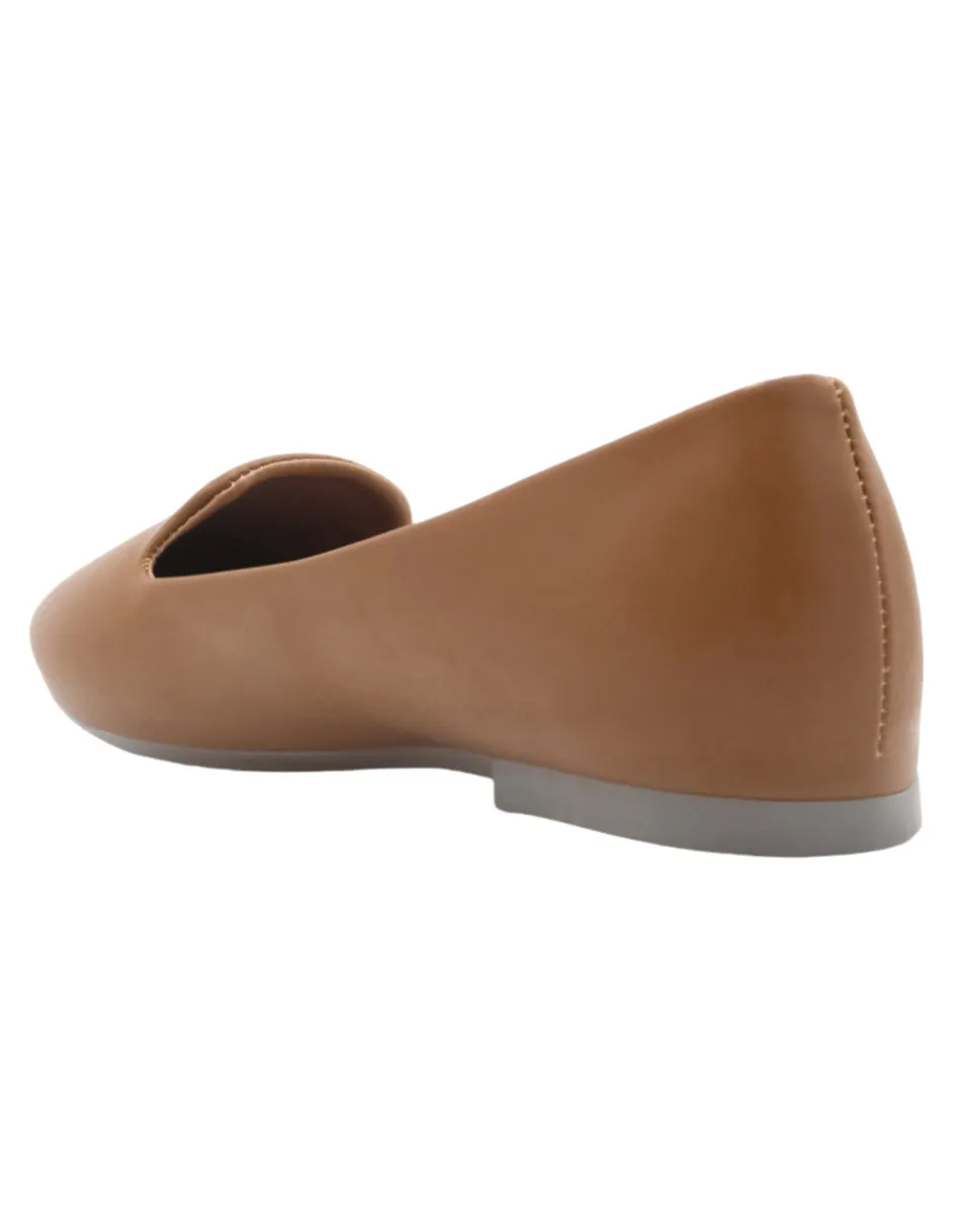 Flats clásicas en Piel vegana – Café